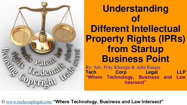 Different Intellectual Property Rights from Startup Business Point of View