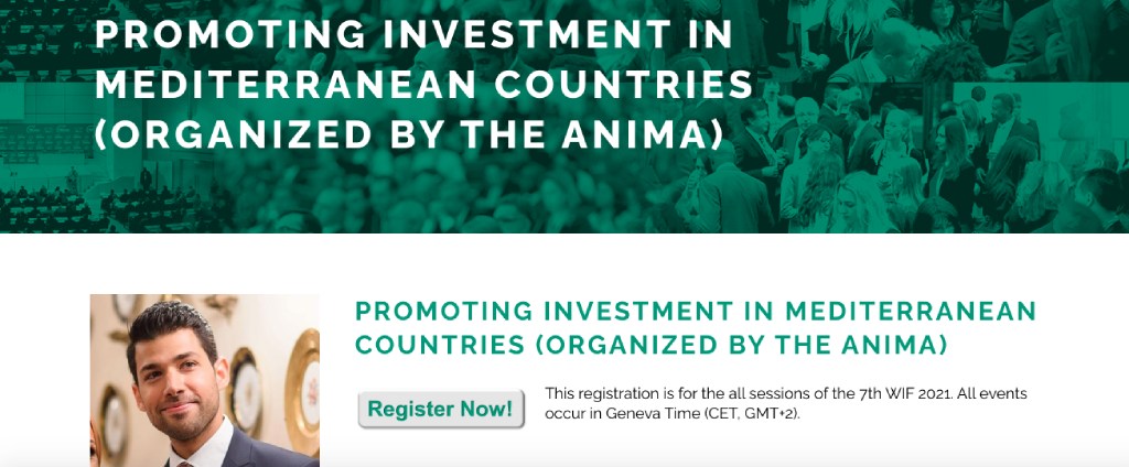 PROMOTING INVESTMENT IN MEDITERRANEAN COUNTRIES… Register Now! 