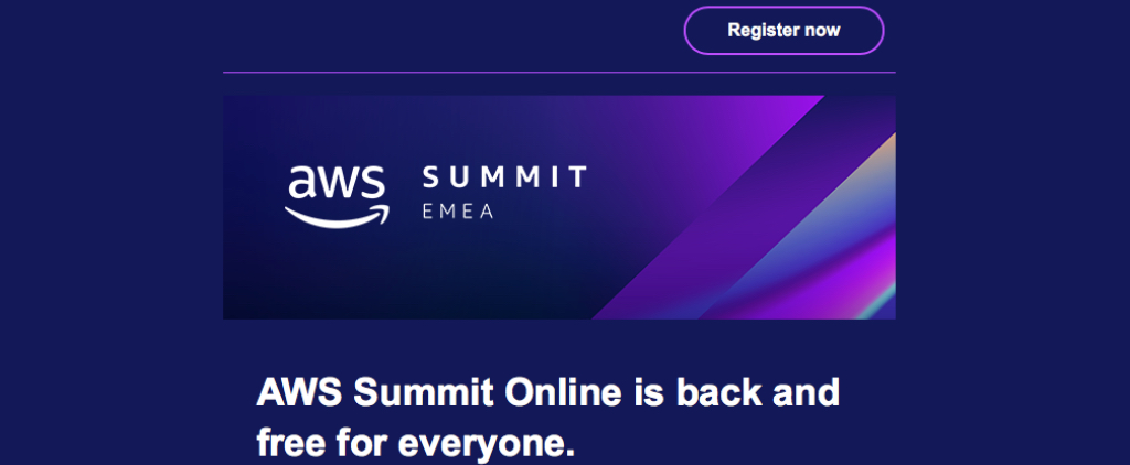 AWS Summit Online is back and free for everyone