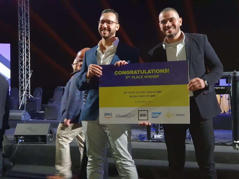 Egyptian startup Amjaad Wins Third Place at Rise Up’s Pitch by the Pyramids