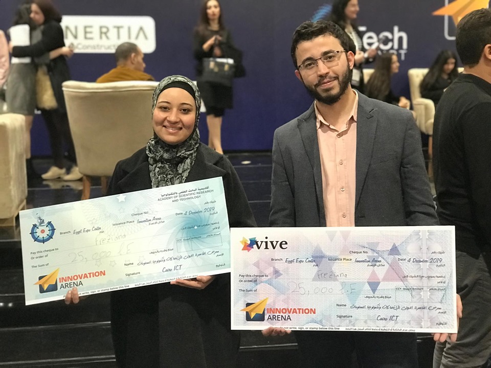 Freeziana Wins 1st place at Cairo ICT’s Innovation Arena