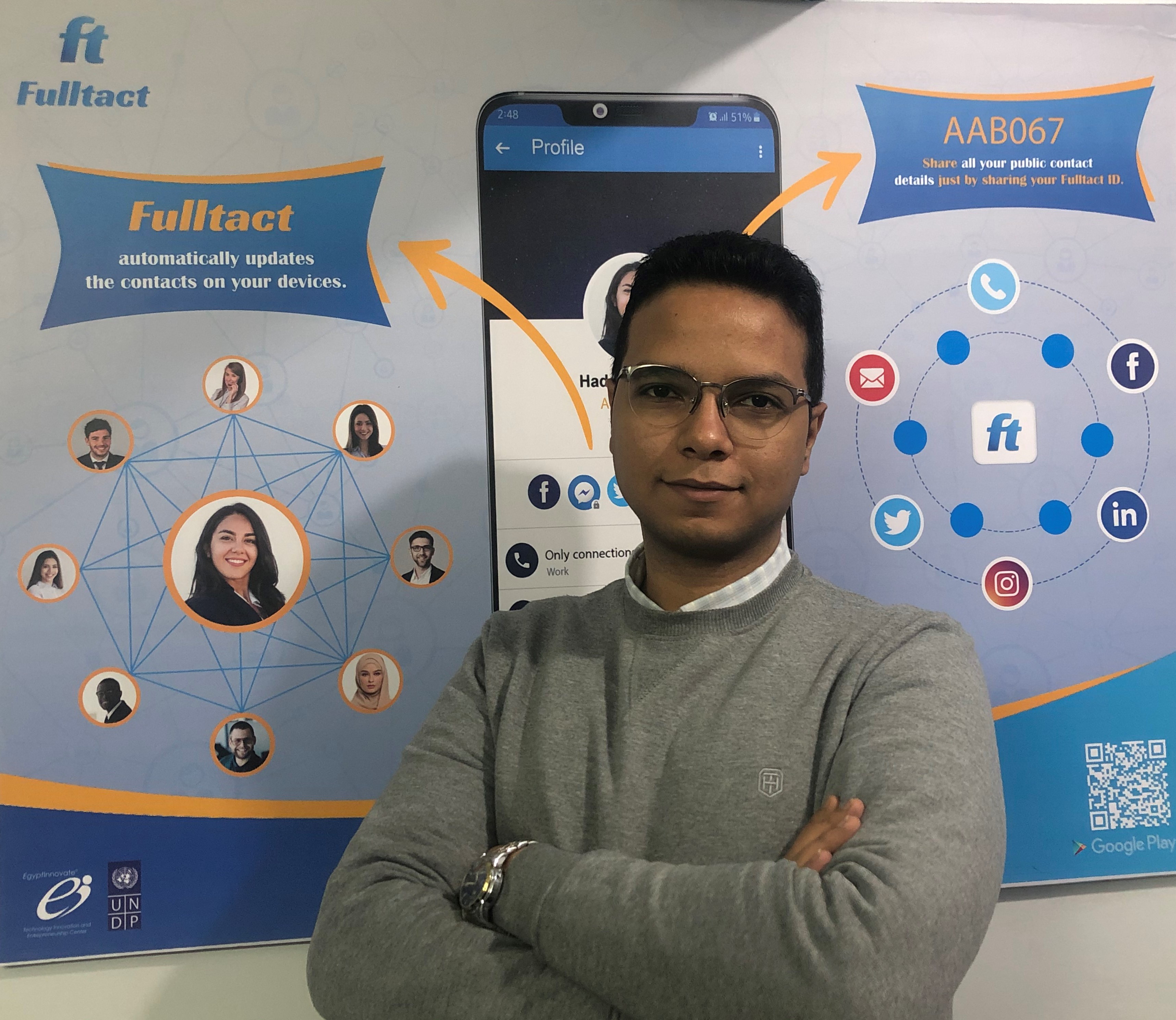 Egyptian Social Communication Startup Fulltact Showcases at CES