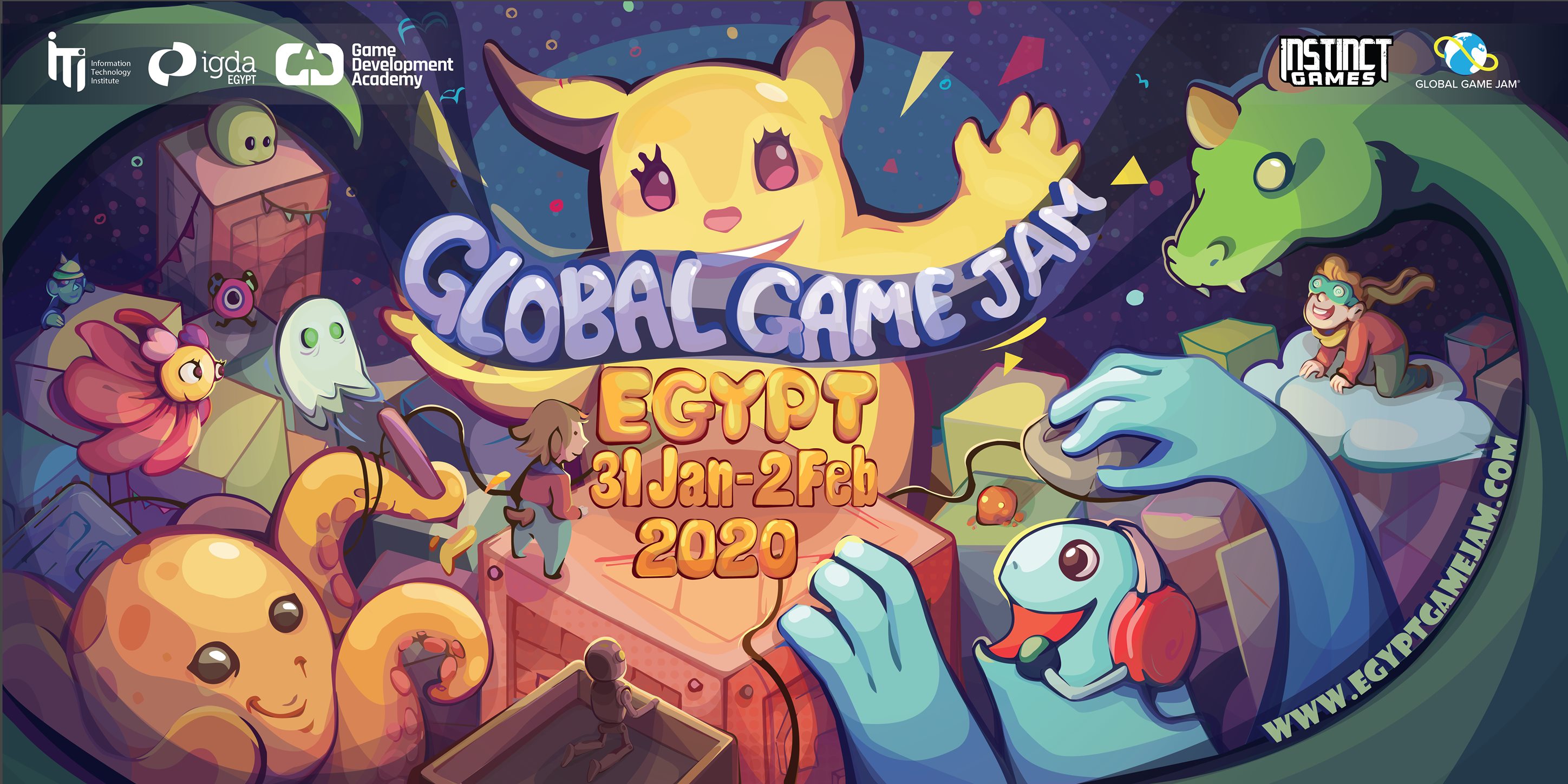 ملتقى تطوير الألعاب العالمي في مصر - ITI Global Game Jam