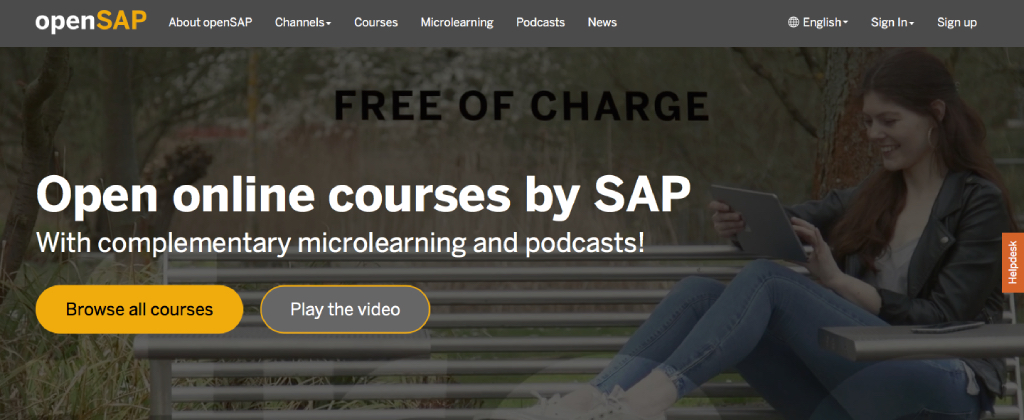 Digital Manufacturing Course on openSAP