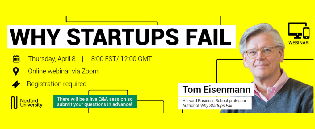 Why Startups Fail? Webinar