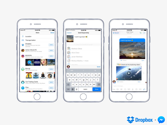 Facebook is Launching Dropbox Supports and Video Chat Heads