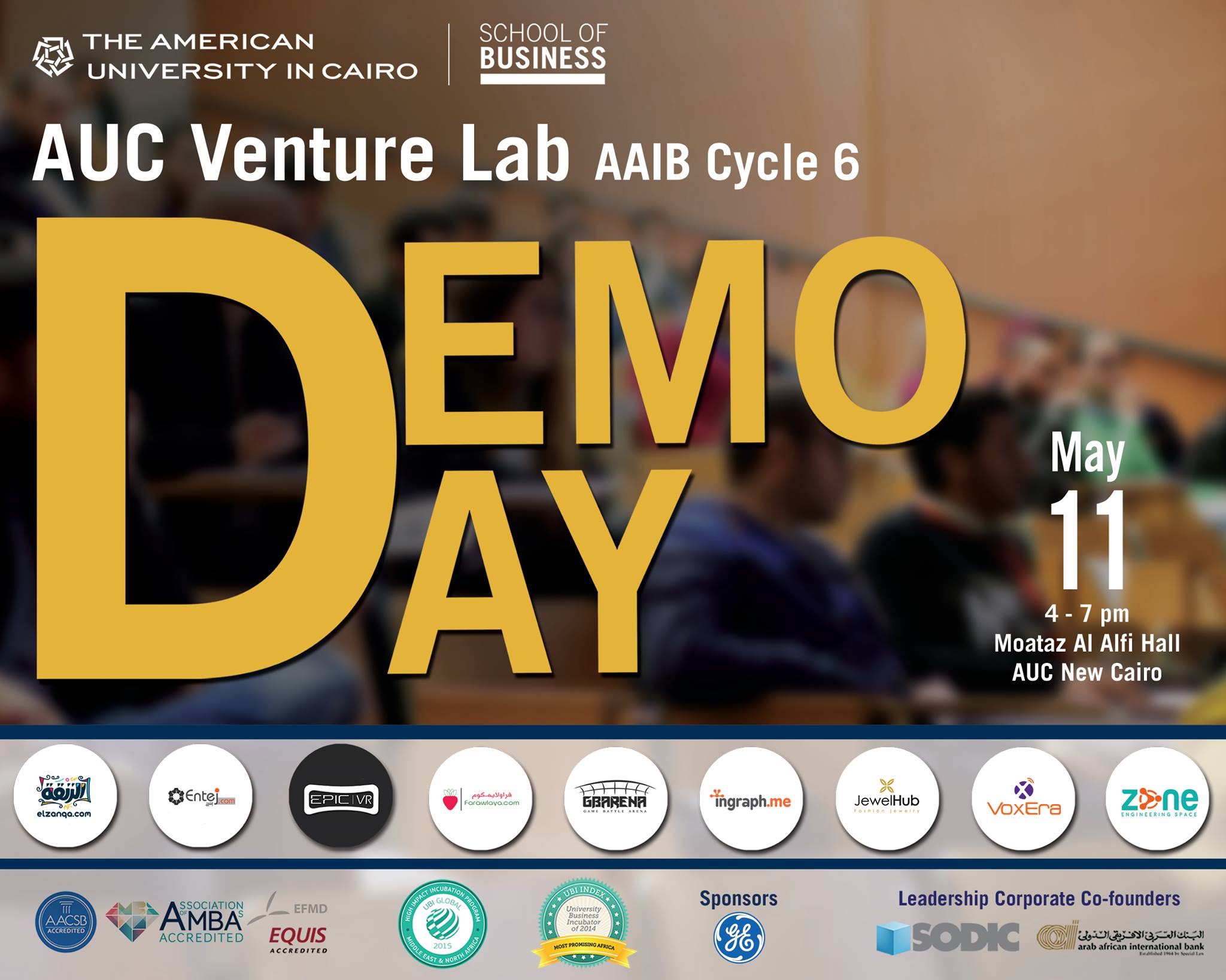 AUC Venture Lab Celebrates 9 Egyptian Startups This Wednesday