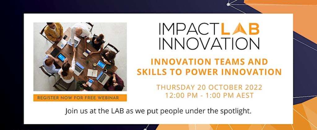 ندوة إلكترونية حول مهارات وفرق الابتكار مع IMPACT INNOVATION LAB