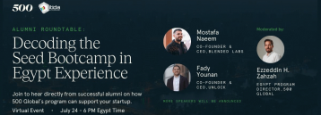 Decoding the Seed Bootcamp in Egypt Experience… Join 500 Global Coming Webinar