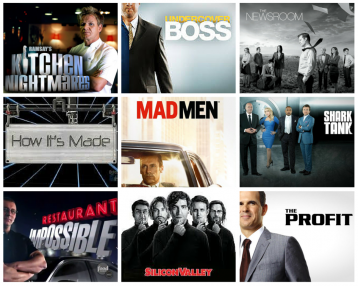 ١٠ برامج ومسلسلات تليفزيونية يجب على كل رائد أعمال مشاهدتها