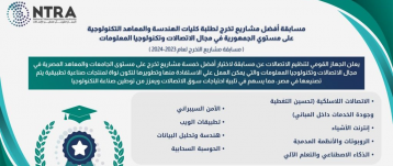 NTRA  Announces the Launching of the Graduation Projects Competition for 2023/2024