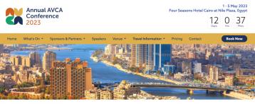 The largest Africa focused private capital gathering..The annual AVCA Conference and VC Summit coming to Cairo!