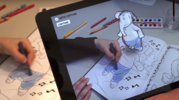 Augmented Reality Coloring Application