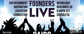 Founders Live is coming to Cairo