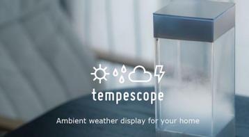 Tempescope - صندوق من المطر في غرفة المعيشة الخاصة بك
