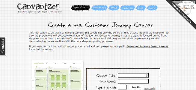 Customer Journey Canvas